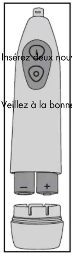 NEVADENT DKZ 2 A1 - Remplacement des piles - 1