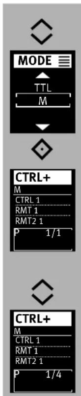 METZ Mecablitz M400 - Setting the flash unit type Remote TTL - 1