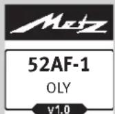 METZ Mecablitz 52 AF1 Olympus digital - Einstellvorgang - 1
