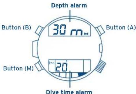FESTINA F6695 - DIVE ALARM MODES - 1