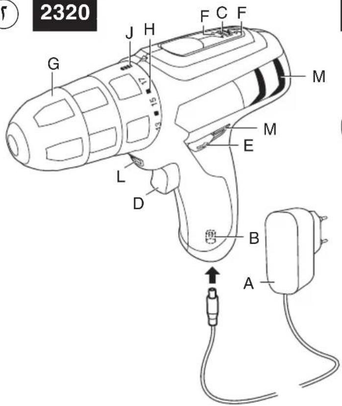 SKIL 2330 AA - PRIETAISO ELEMENTAI② - 25