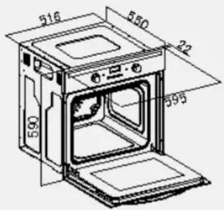 Klarstein 10030225 - Montaje / empotrado en mueble de cocina - 2