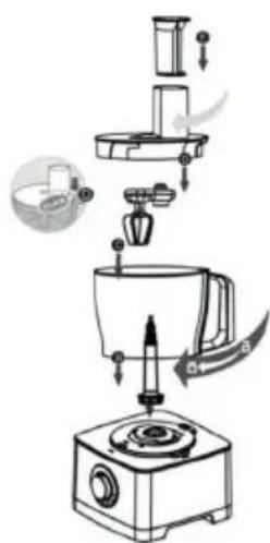 Klarstein 10028960 - Installation et utilisation des fouets - 2