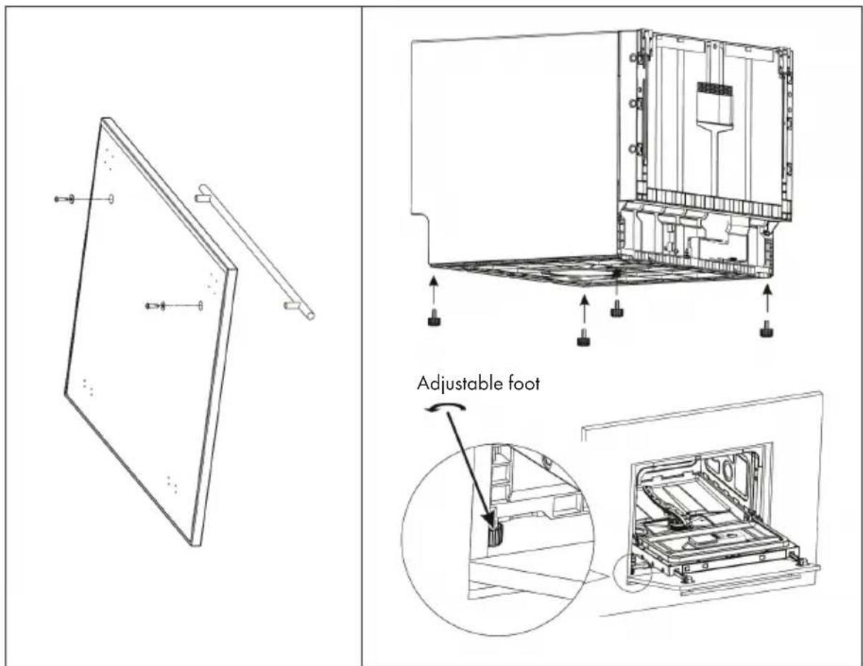 Klarstein 10032915 - Installation with decorative door - 3