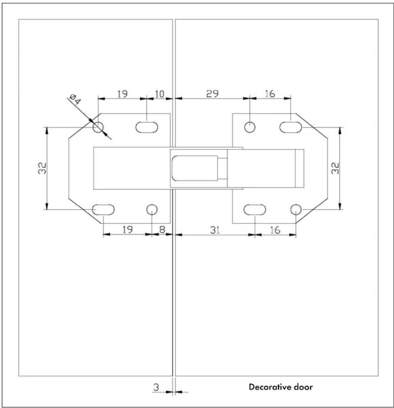 Klarstein 10032915 - Installation with decorative door - 4