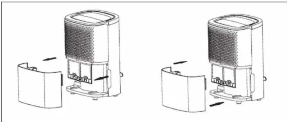 Klarstein 10032662 - Wasser manuell entleeren - 1