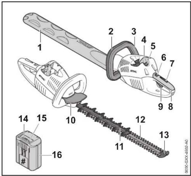 STIHL HSA 66 - Heggenschaar en accu - 1