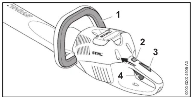 STIHL HSA 66 - WAARSCHUWING - 1