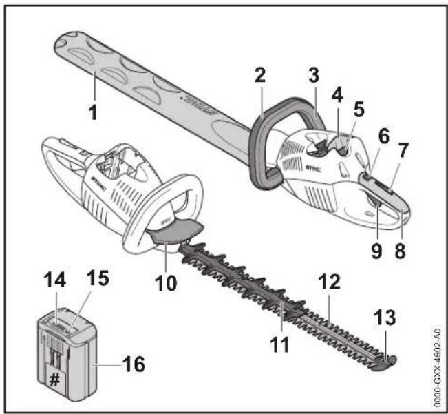 STIHL HSA 66 - Taille-haies et batterie - 1