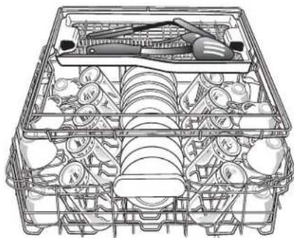 MAYTAG MDB8989SHB - Canasta para utensilios de comida extraible (canasta del tercer nivel, en algunos modelos) - 3