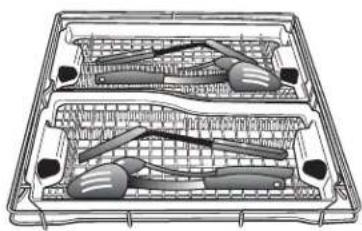 MAYTAG MDB8989SHB - Panier pour ustensiles de cuisson (niveau trois, sur certains modèles) - 2