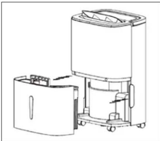 Klarstein 10032663 - Vidange manuelle de I'eau - 1