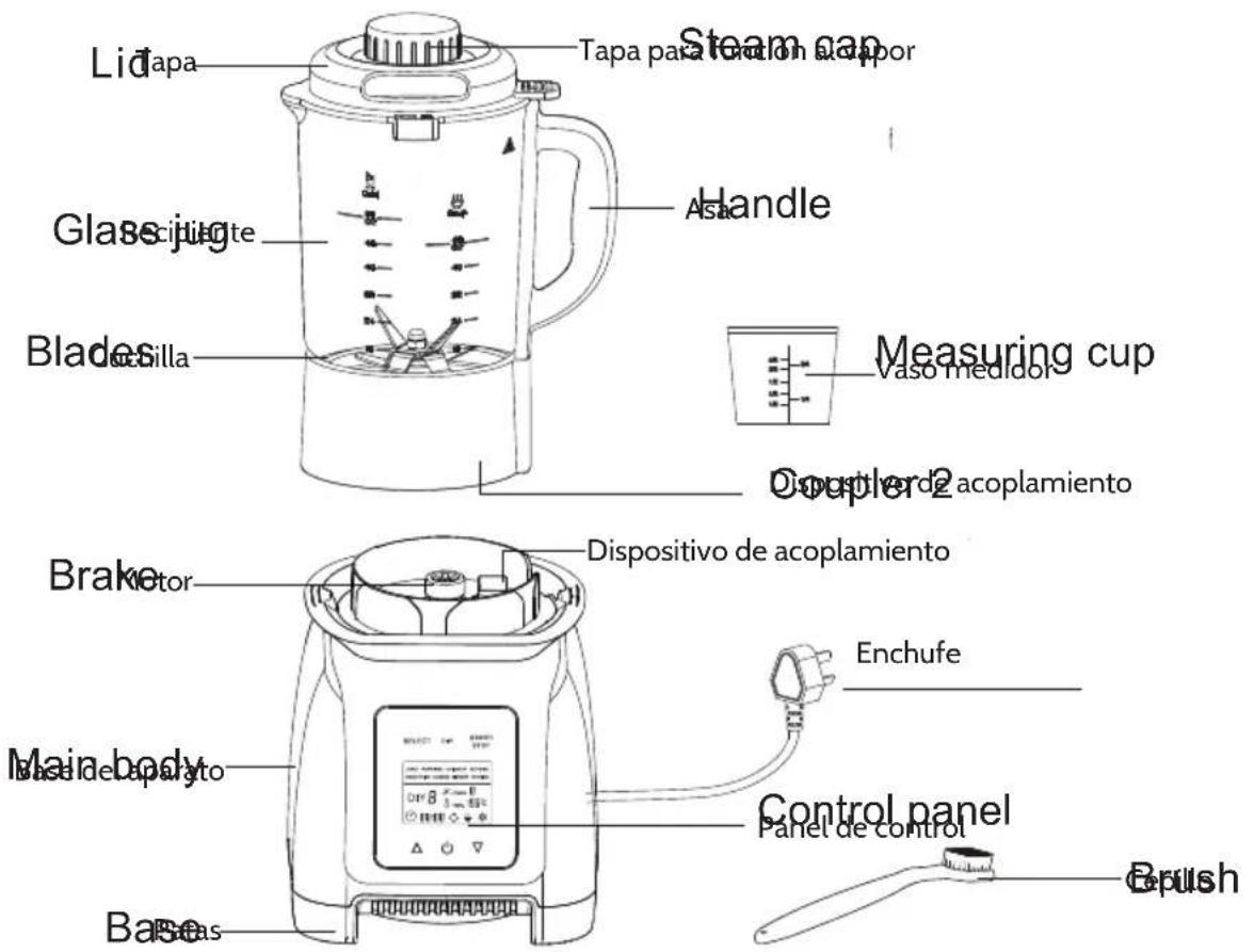 Klarstein 10030038 - Descripción del aparato - 1