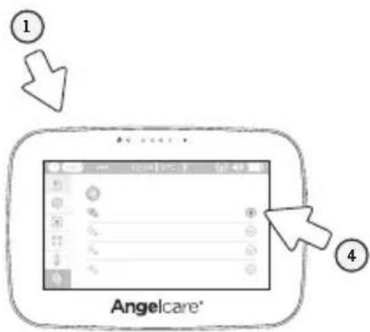 ANGELCARE AC417 - LOSS OF CONNECTIVITY BETWEEN THE CAMERA AND PARENT UNIT - 1