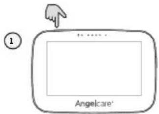 ANGELCARE AC417 - ENCENDIDO DE LA UNIDAD PARA PADRES - 1