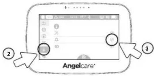 ANGELCARE AC417 - CÓMOCACTIVAR/DESACTIVAR LA ALERTA DE TEMPERATUREA EN LA HABITACION: - 1