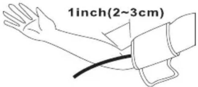 Geratherm Easy Med GT868UF - Posizionamento del bracciale - 2
