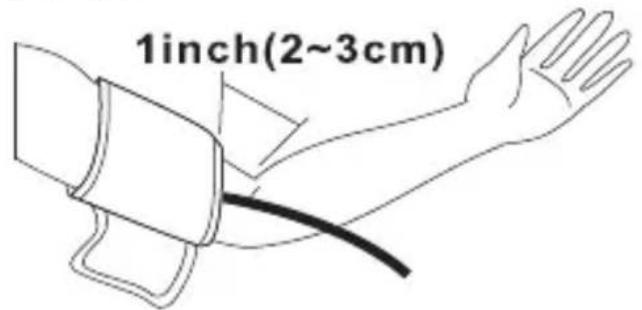 Geratherm Easy Med GT868UF - Pose du brassard - 1