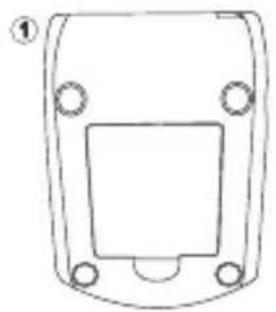 Geratherm Easy Med GT868UF - Inserimento/sostituzione delle batterie - 1