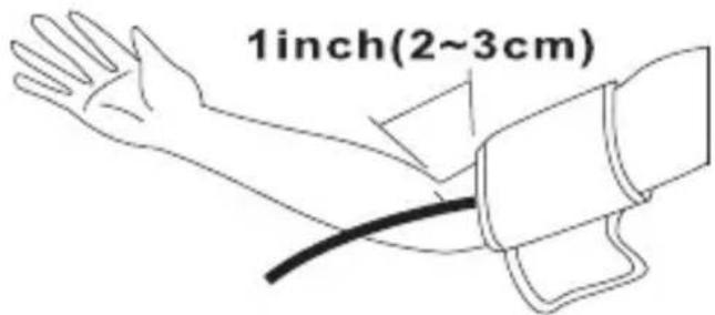 Geratherm Easy Med GT868UF - Colocacao da braçadeira - 2