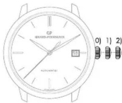 Girard-Perregaux Vintage 1945 2588221423BB4A - position crown - 2