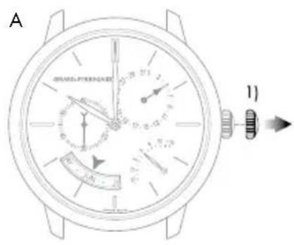 Girard-Perregaux Vintage 1945 2588221423BB4A - Дата и месяц - 1