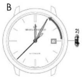 Girard-Perregaux Vintage 1945 2588221423BB4A - Krone mit 3 Positionen - 4
