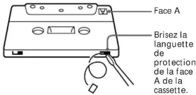 SONY TCTX313 - Protection permanent d'un enregistrement - 2