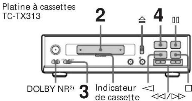 SONY TCTX313 - Lecture d'une cassette - 1