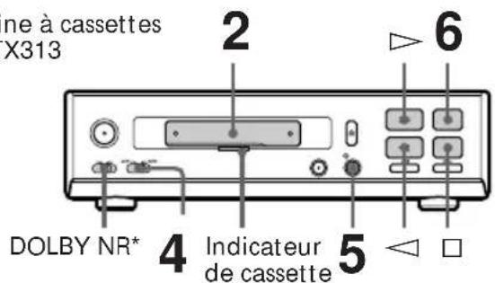 SONY TCTX313 - Enregistrement manuel - 1