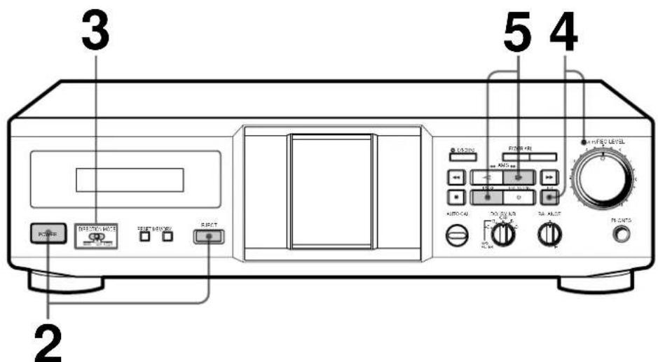 SONY TCRE340 - Enregistrement sur une cassette - 1