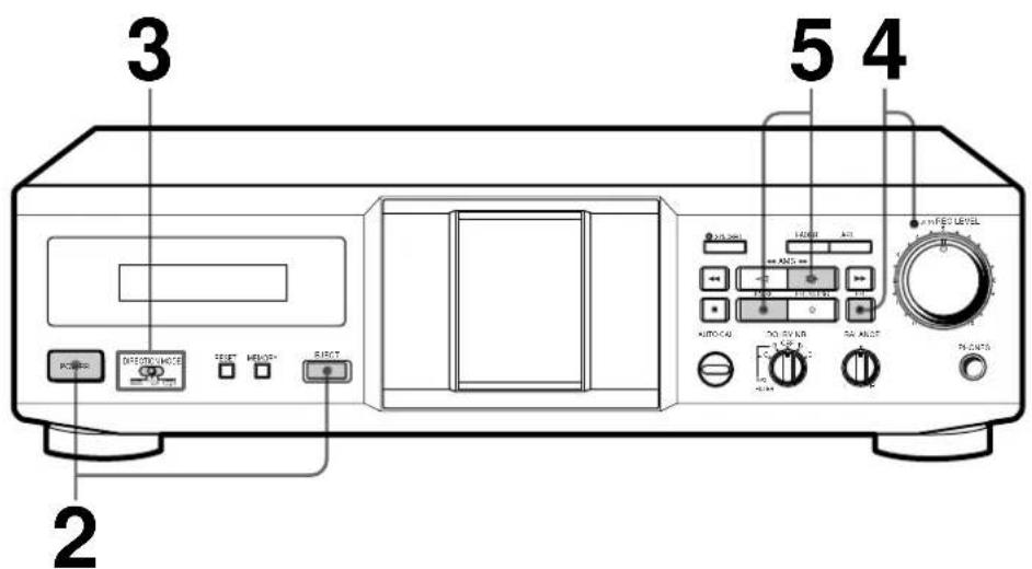 SONY TCRE340 - Recording on a Tape - 1