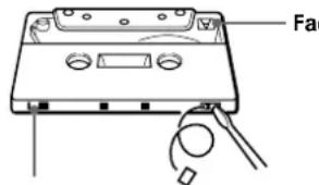 SONY TCRE340 - Remarques sur les cassettes - 1