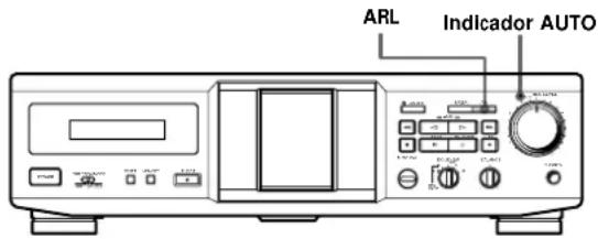 SONY TCRE340 - Ajuste automatico del nivel de grabacion (Nivel de grabacion automatico) - 1