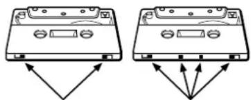 SONY TCRE340 - Remarques sur les cassettes - 3
