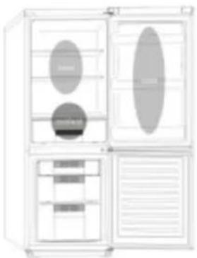 CANDY CMNV 6184X - Op welke plaats in de koelkast moet u uw voedsel bewaren - 1