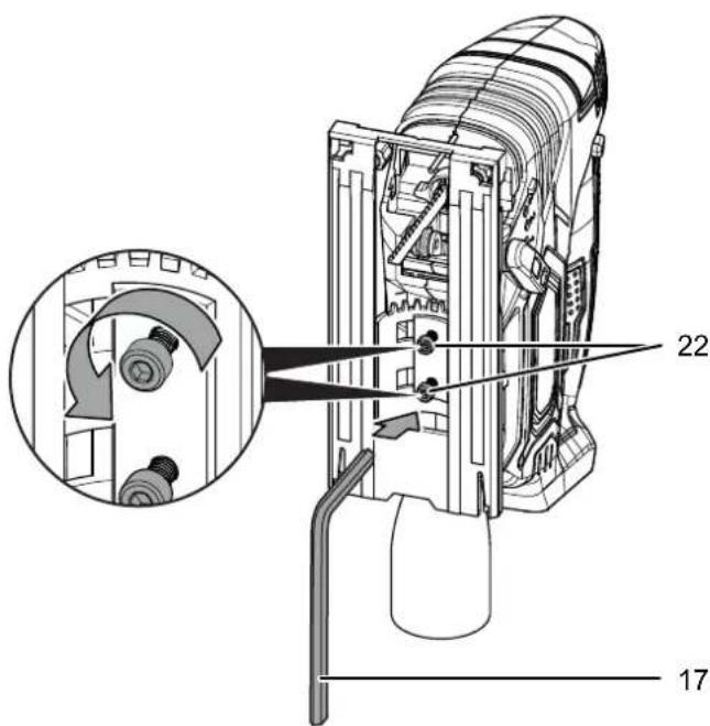 TROTEC PJSS 1120V - Réglage de l'angle de coupe - 2
