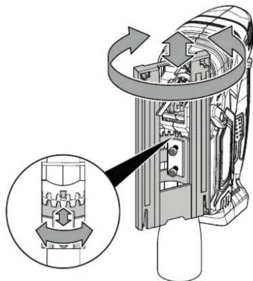 TROTEC PJSS 1120V - Réglage de l'angle de coupe - 3