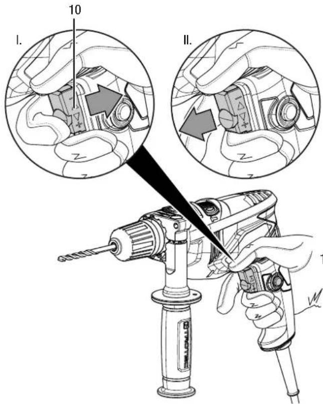 TROTEC PHDS 10230V - Mise en marche et arrêt du mode continu - 2