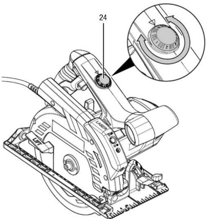 TROTEC PCSS 101400 - Réglage du régime - 1