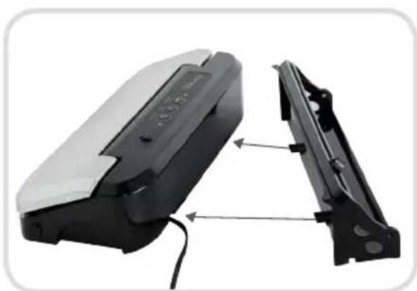 Springlane Vince - INSTALLATION OF THE ROLL HOLDER ON THE VACUUM SEALER - 1