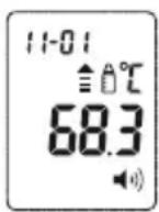 SANITAS SFT 77 - Objektu temperaturos matavimas - 2