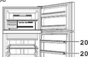 SHARP SJXP680GBK - Before using your refrigerator - 6