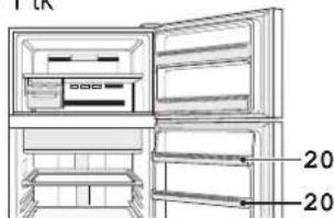 SHARP SJXP680GBK - Saldetajkameras/ledusskapja nodalijuma papildu iestatijumi - 1