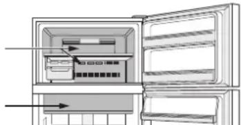SHARP SJXP680GBK - Compartment fraicheur & porte (Compartment refroidi) - 2