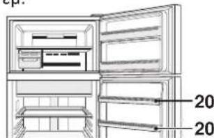 SHARP SJXE700MBE - Compartment congélateur - 2