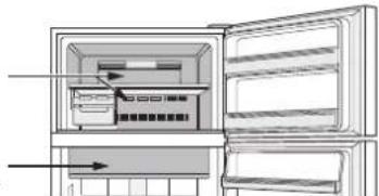SHARP SJXE700MBE - Compartment fraicheur & porte (Compartment refroidi) - 3