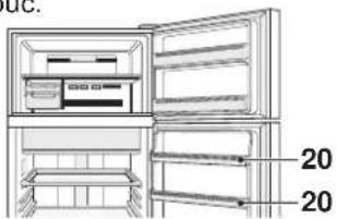 SHARP SJXE680MBK - Înainte de a folosi frigiderul - 6