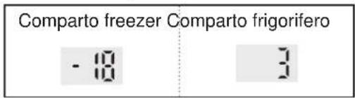 SHARP SJXE680MBK - Impostazione dello scomparto Freezer/Frigorifero - 1