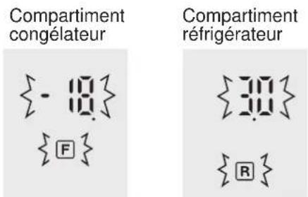 SHARP SJXE680MBK - Réglages avancés du compartiment du réfrigérateur / congélateur - 2